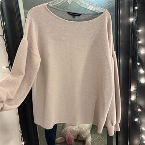 French Connection Light Pink Textured Blouse